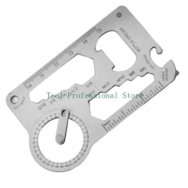 57QF Multipurpose Steel Angled Measurer Featurings Rulers and Protractors Functions Easy to Read