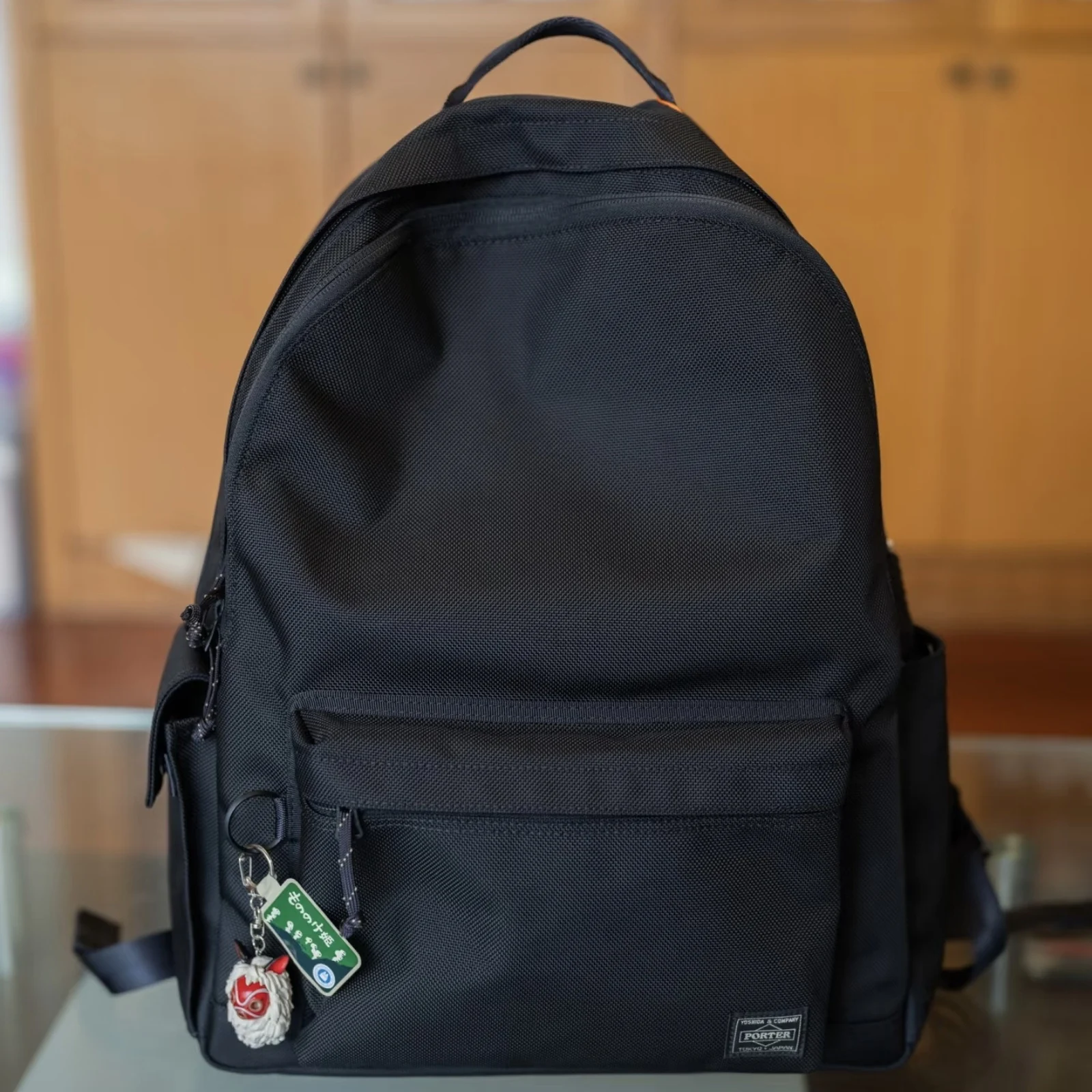

Porter Explorer Daypack Adventure Commuter Bag Unisex Double Shoulder Backpack Canvas Strap Zipper Closure Mild Water Resistant