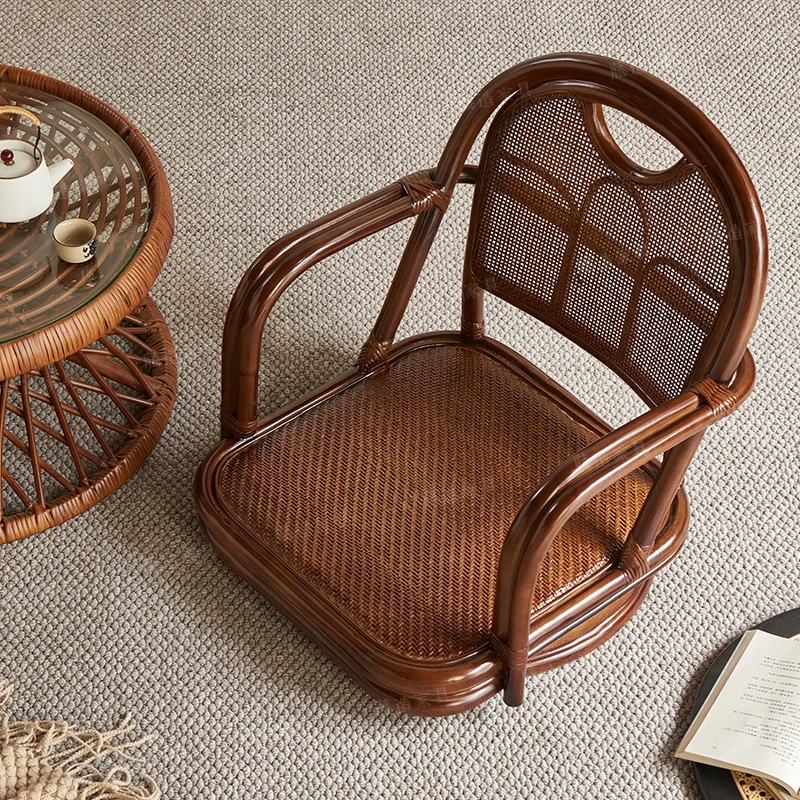 Apartment furniture Cushion Low Chair Armchair Back Chair Tea Table Chair Homestay Suitable for interior decoration