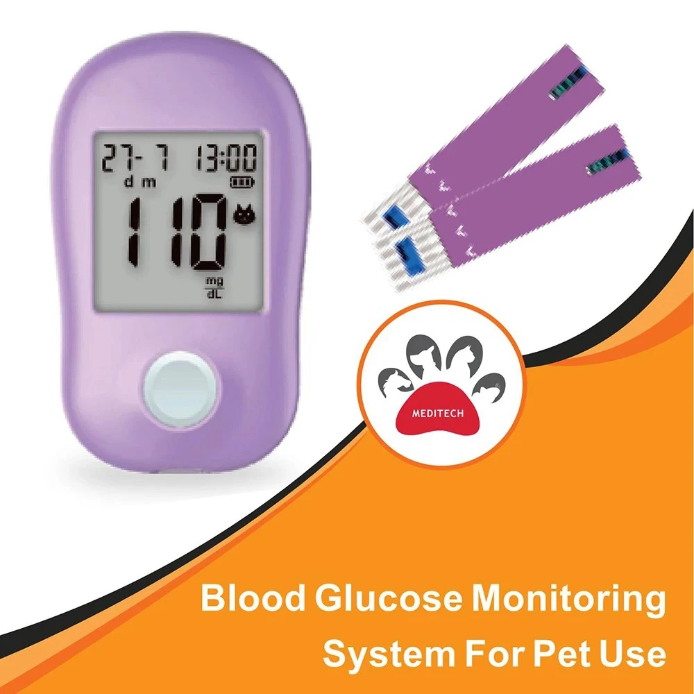 Blood Glucose Meter Blood Glucose Monitoring System For Pet Use Professional Diabetes Management for Pets Accessories Clinic