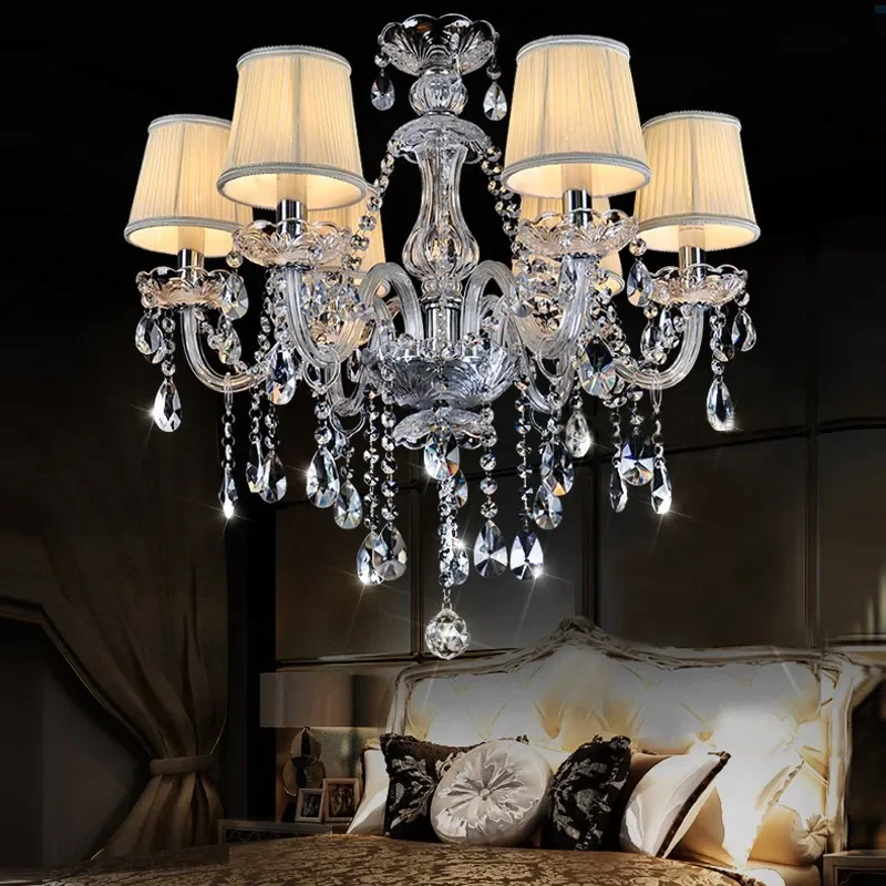 Modern Living Room Crystal Chandelier Lighting Children Room Bedroom Hanging Lamp Luxury Dining Room Contemporary Pendant Lights