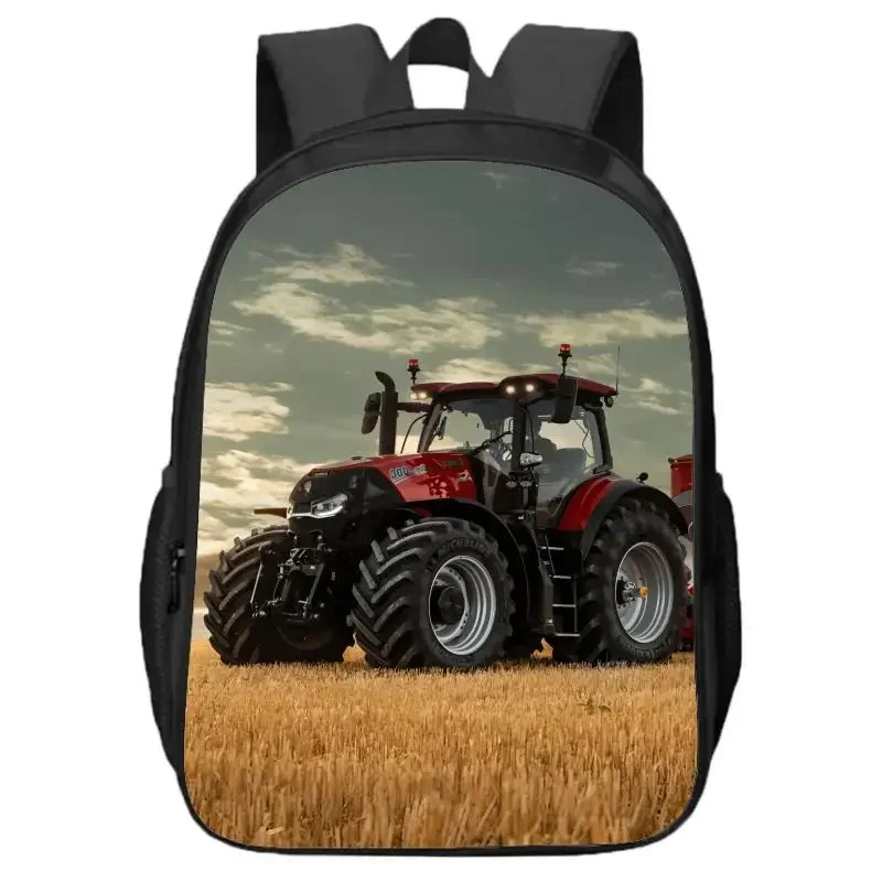Farming Simulator Double Layer Boys' and Girls' Backpacks for Primary and Secondary School Students
