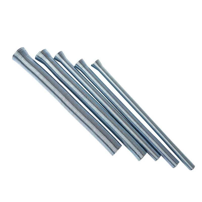 5 stücke Premium Außerhalb Stil Frühling Kupfer Rohr Bieger Manuelle Interne Klapp Biege Linie Rohr für O.D. 1/4" bis 5/8" Rohre