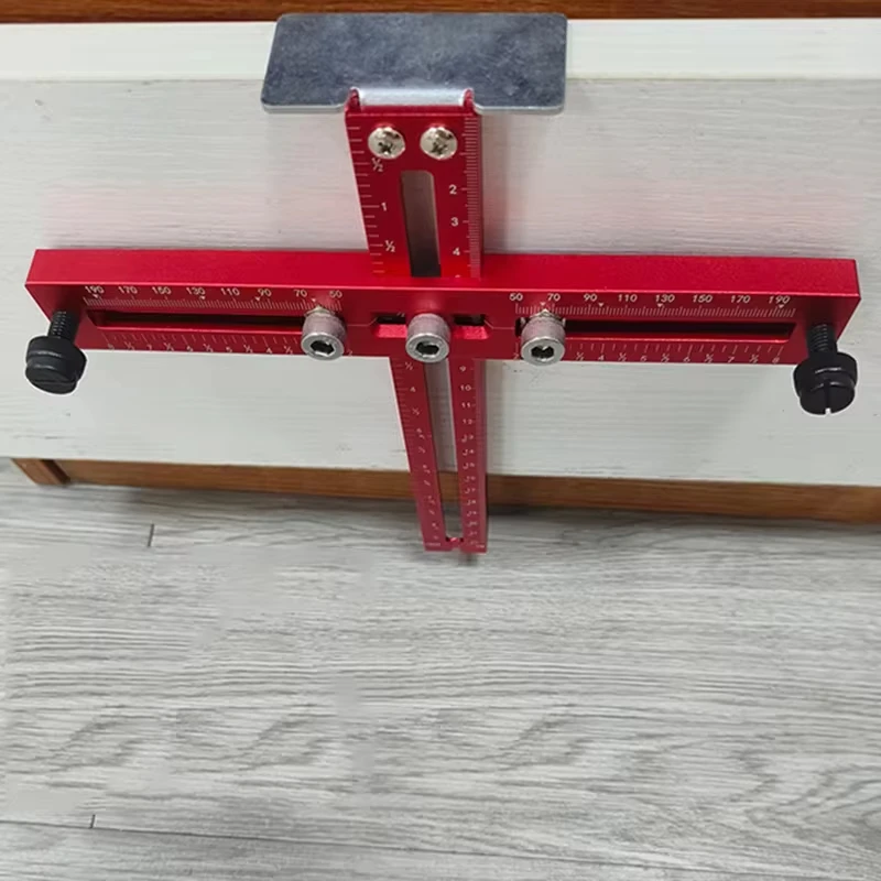 Handle Punching Locator Woodworking Newly Upgraded Adjustable Cabinet Door T-shaped Punch Cabinet Knobs Handles Pulls Tool