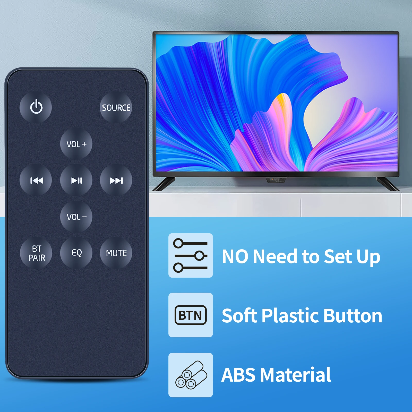 Neue Fernbedienung für Logik L32SWLB14 L32SBT15 Soundbar