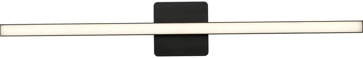 Arrêt de l'éclairage P300405-31M-Cs Phase 4 Collection 32 In. Grand linéaire LED intégré noir moderne, 256, 3Ct intégré