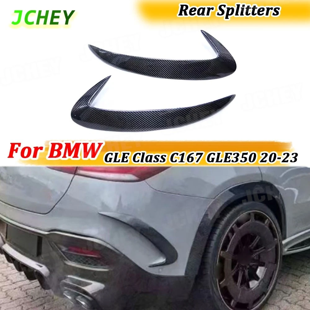 

JCHEY for Benz GLE Class C167 GLE350 GLE53 For AMG Sport Coupe 20-23 Carbon Fiber Rear Bumper Air Splitters Body Kits Car FRP
