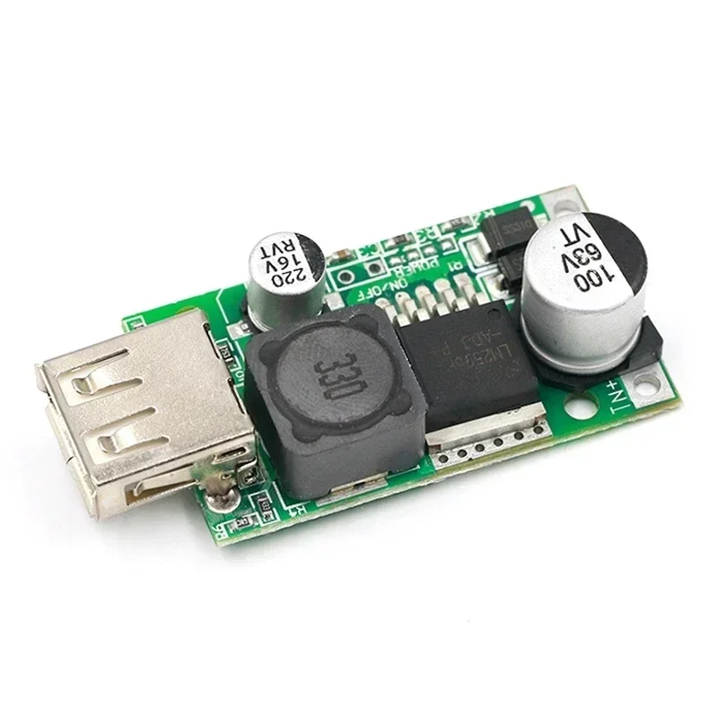 10pcs LM2596HV 5V DC-DC Step Down Buck Converter Board Module 9V 12V 24V 36V 48V to 5V 3A USB Charger Module