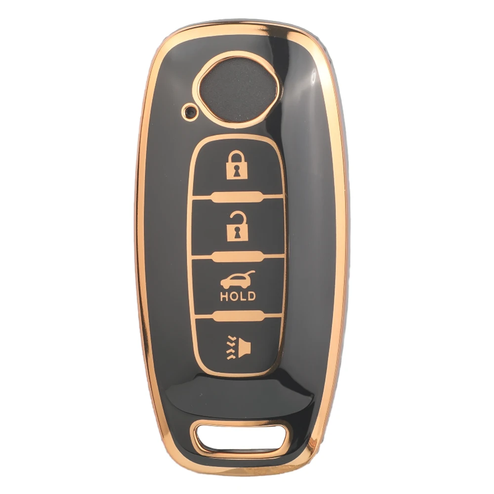 jingyuqin Remote Arrival TPU Car Key Shell Case Fob For Nissan X-Trail Pathfinder 2023 2BTN Smart Key