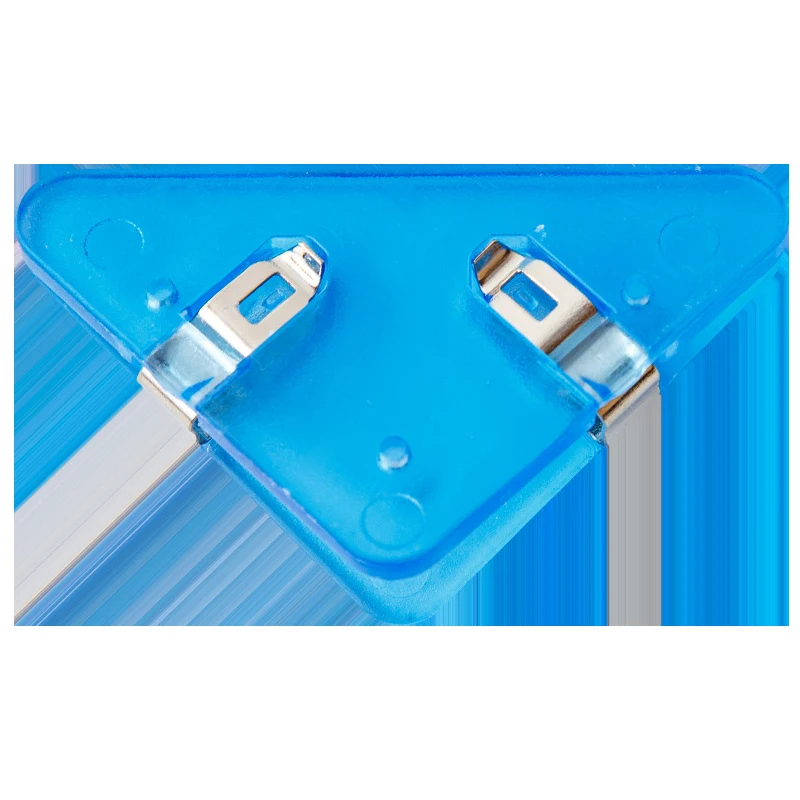 10pcs File Triangle Corner Clip Transparent Book Corner Clip Page Holder Paper Clip File Index Photo Clamp School Desk Organizer