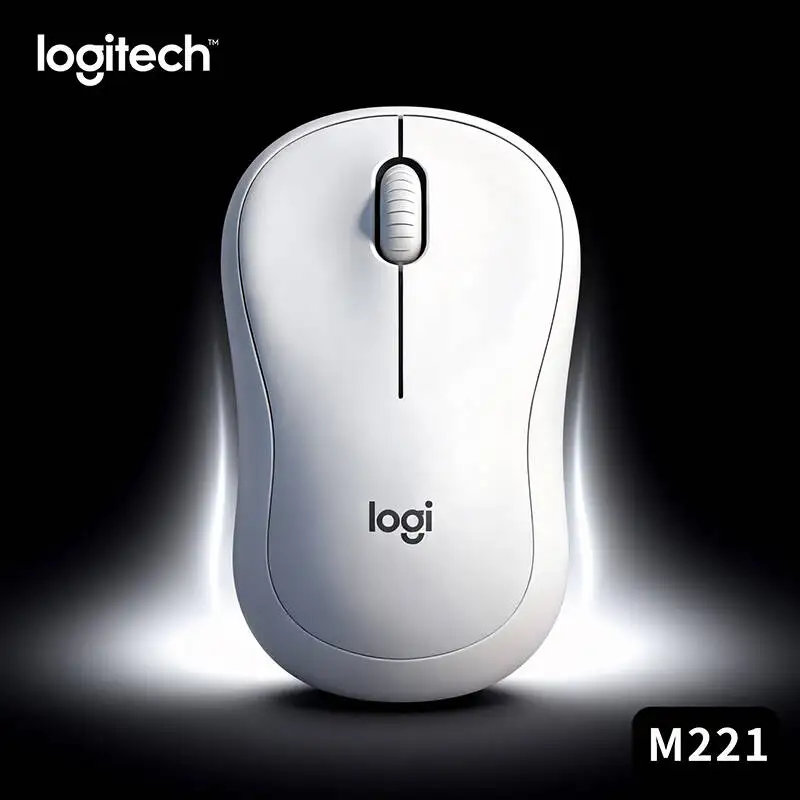 

New Logitech M221 Silent Wireless Mouse, Quiet Buttons, Compact, Portable, Multi-Color