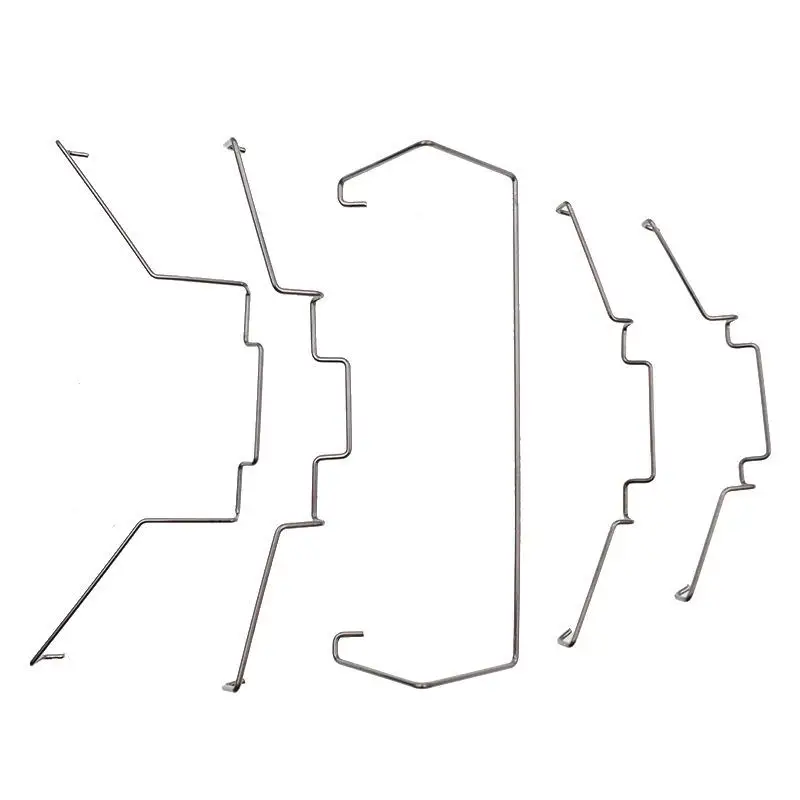 2Pcs/Pair 80/90/120MM Cooler Fan: Buckle Computer CPU Cooling Clips 304 Stainless Steel Wire Fastener Bracket
