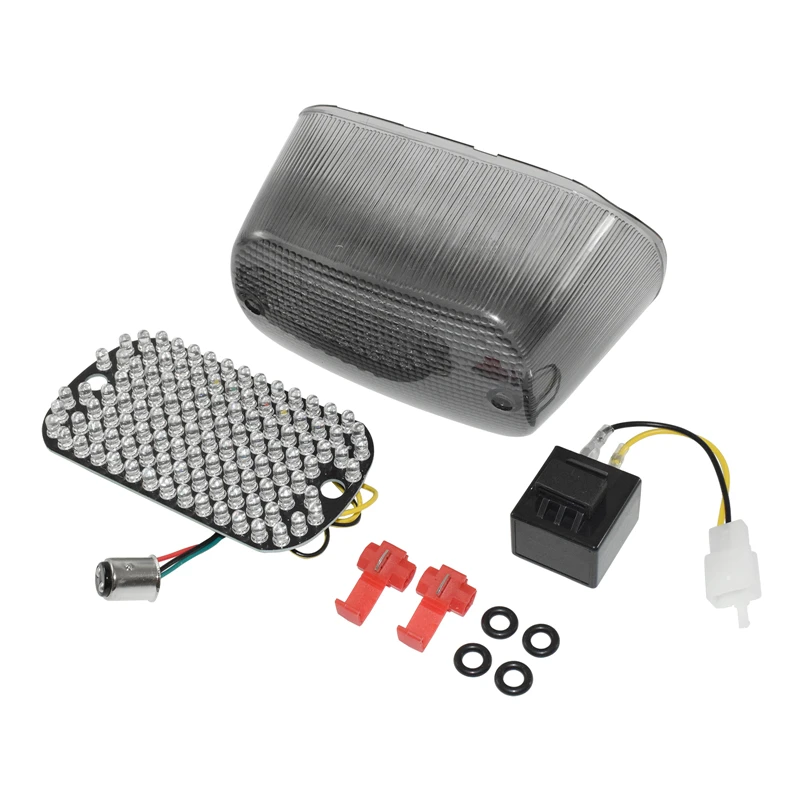 waase For Suzuki Intruder 1500 LC1500 VL1500 1998 1999 2000-2009 E-Mark Rear Tail Light Brake Turn Signals Integrated LED Light