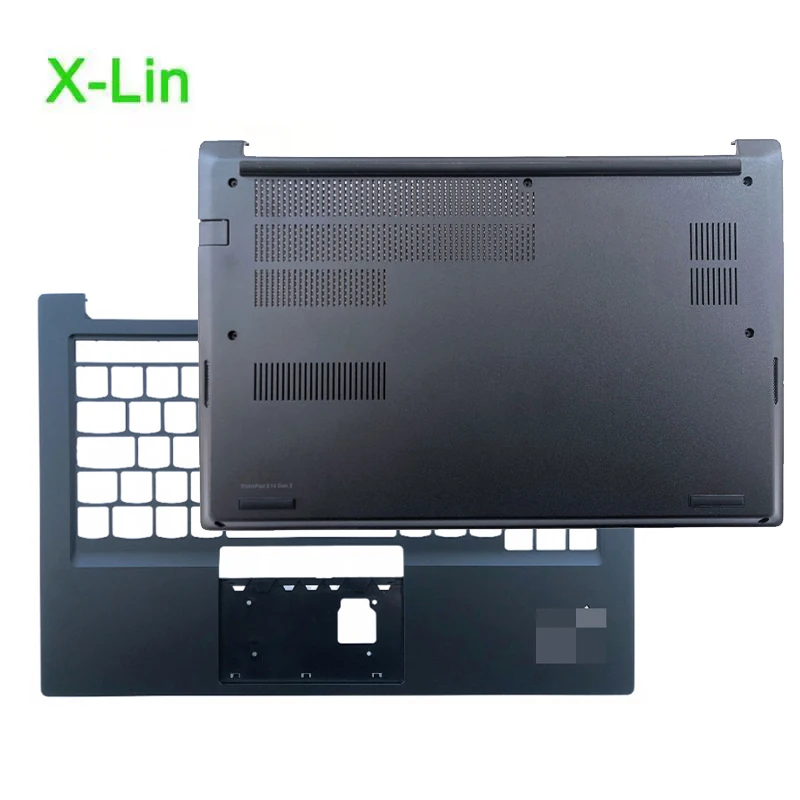 For Lenovo Thinkpad E14 Gen2 2020 palm rest keyboard frame upper lwoer base cover bottom Shell back case