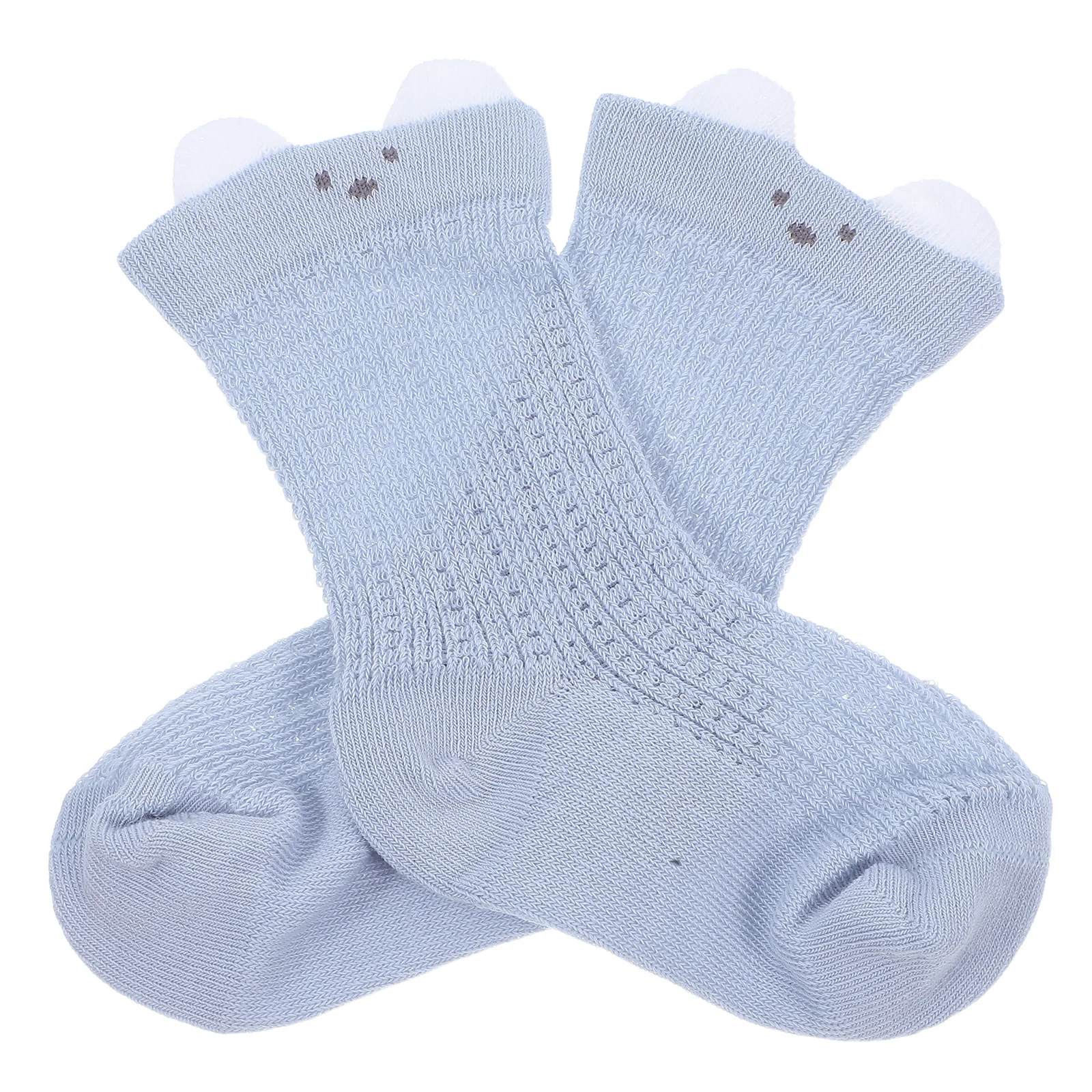 

1Pair Lightweight Mesh Baby Socks Breathable Thin Cotton Mid-Calf Newborn Toddler Unisex Infant Socks 4-12 Months