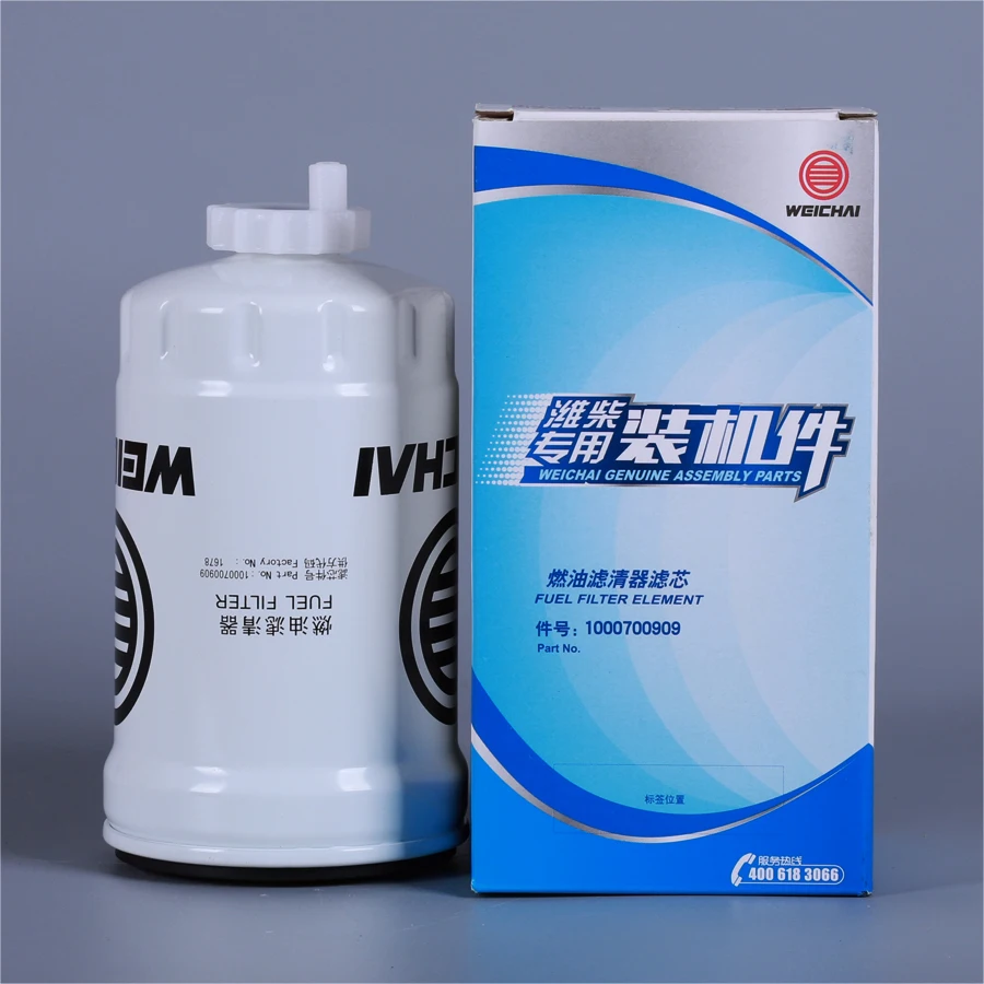 فلتر وقود ديزل من Weichai ، قطع غيار أصلية ، أصلية ، بدلة لـ Wp4 ، WP6 ، إعداد ، إكسسوارات
