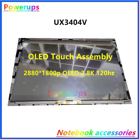New A+ Laptop LCD/LED Touch Screen/Display Assembly For Asus Zenbook 14X UX3404 UX3404V ATNA45AF01 OLED 2.8K 120hz 2880*1800P