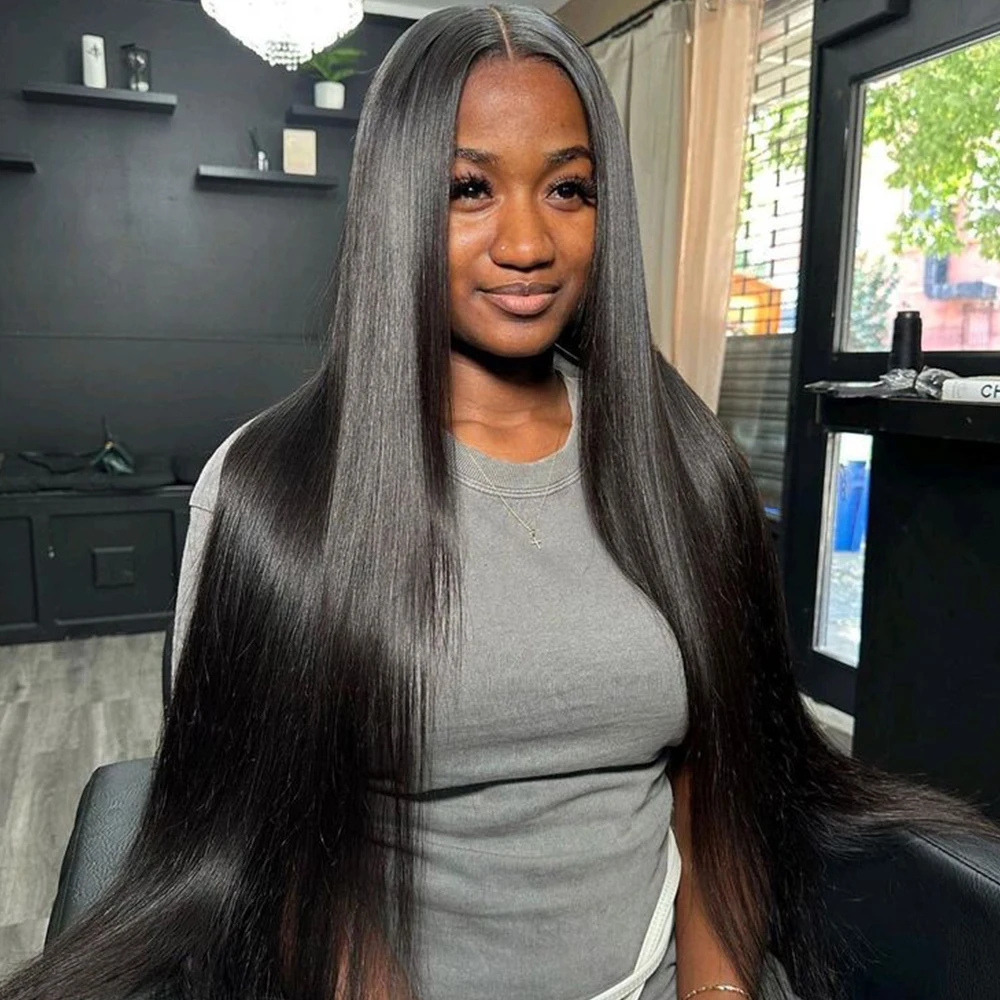 

13x4 13x6 Lace Front Human Hair Wigs On Clearance Sale Pre Plucked For Women Burmese Bone Straight Remy Human Hair Frontal Wigs