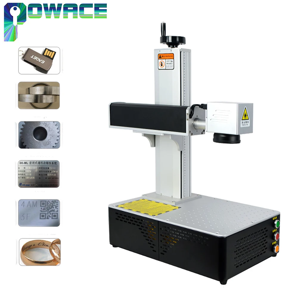 

20W 30W 50W 60W Raycus Fiber Laser Marking Engraving Machine JPT LP MOPA M7 For Gold Silver Metal