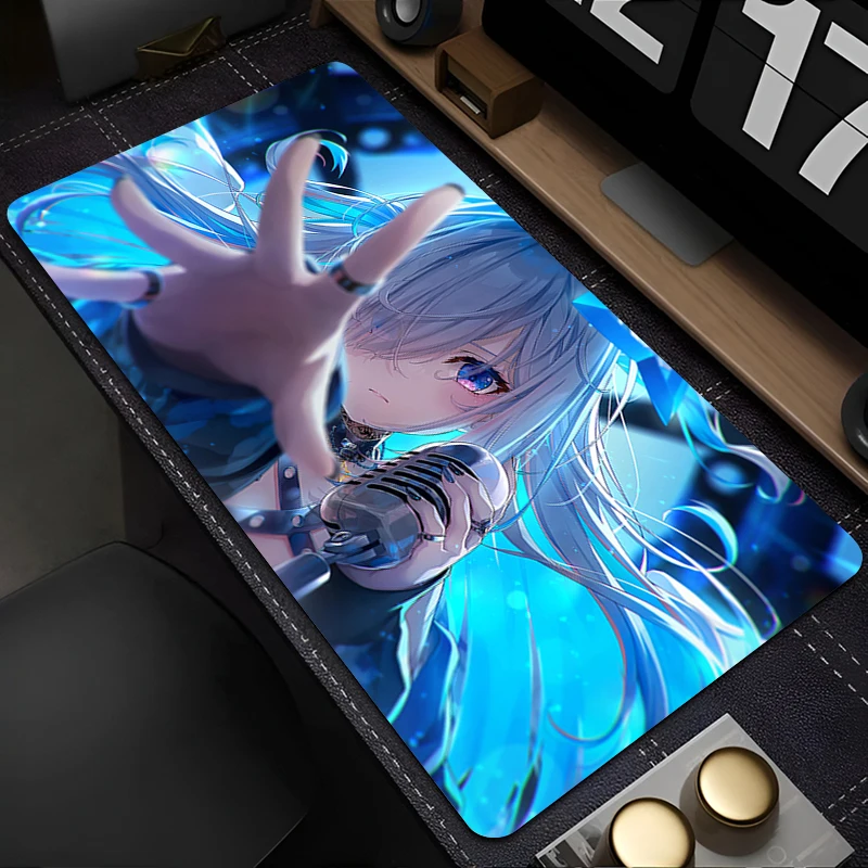 

Mouse Pad Hololive Amane Kanata Desk Mouse Mat Laptop Gamer Cabinet Anime Keyboard Pad Kawaii Girl Non Slip Mousepad Best Gift