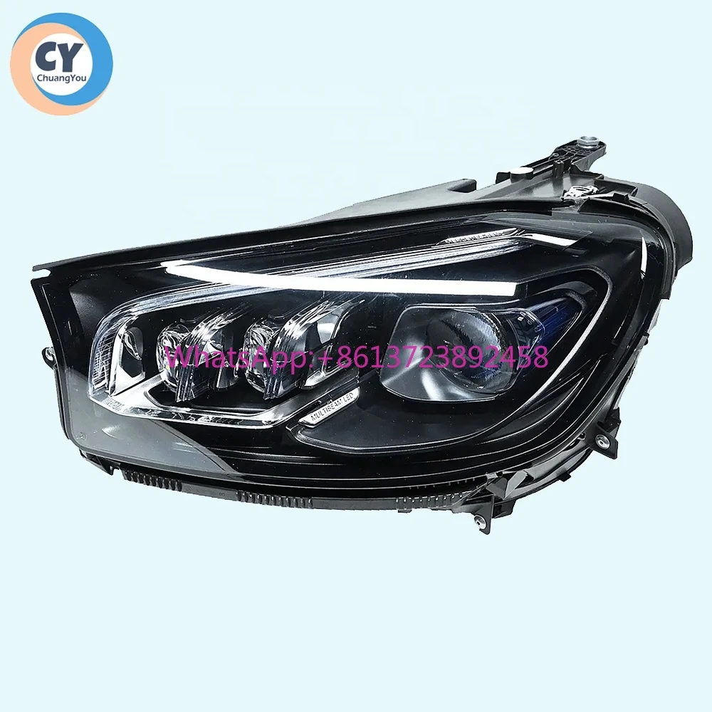 

For Mercedes-benz GLS63 AMG X167 Headlight 2020-2024 Original Digital LED Headlamp Maybach GLS480 GLS600 500 550 Geometric Light