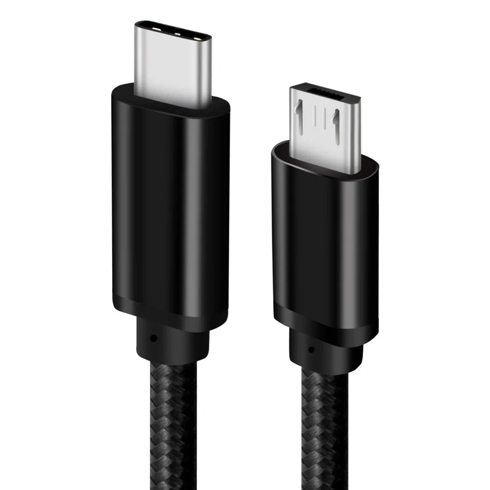 Cable Micro USB UGOjP de 60W para Carga Rápida, Cable de Datos USB a Tipo C, Cable USB para Tablet, Teléfono Móvil Android, Cable de Carga USB