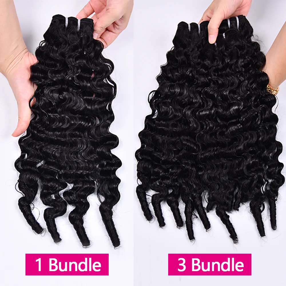 البورمية حزم الشعر البشري المجعد للنساء 15A عذراء مزدوجة تعادل شعر مستعار بشري سميكة المحيط دوامة مجعد 100% الشعر البشري