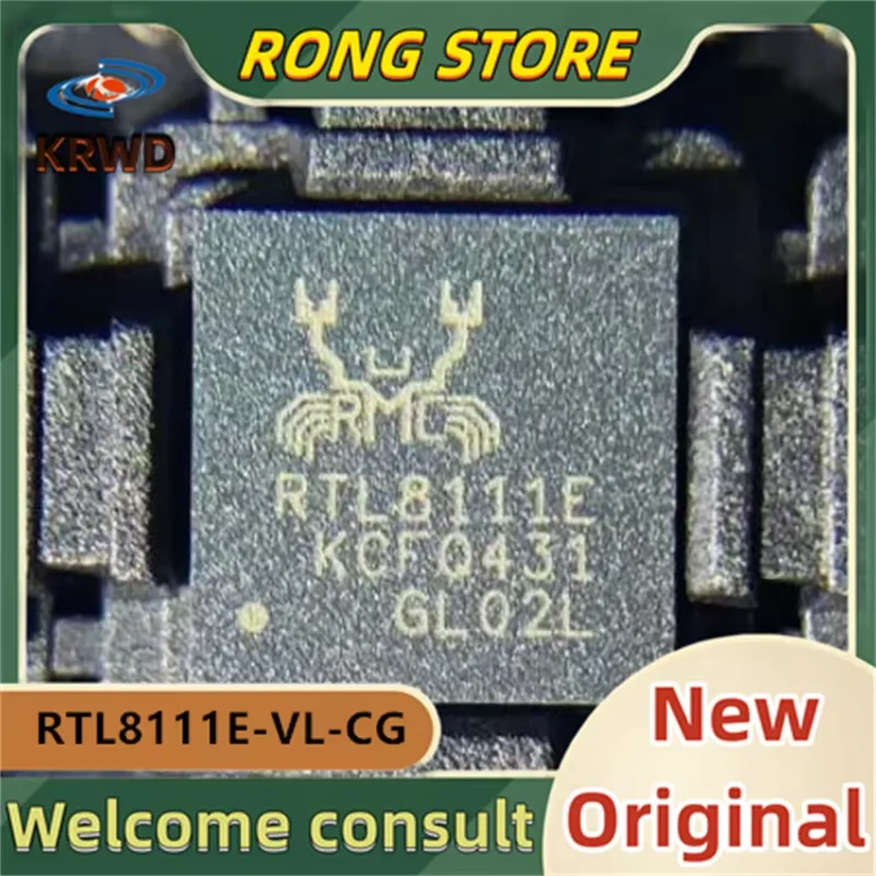 2PCS RTL8111E New and Original Chip IC RTL8111E-VL-CG RTL8111E-VL RTL8111 QFN48