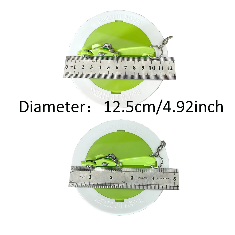 125mm Sea Directional fishing accessory adjustable trolling fishing disc diver