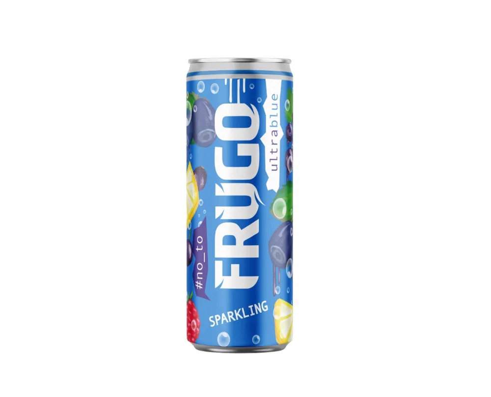 Frugo ultra blue napój gazowany w puszcze 250ml