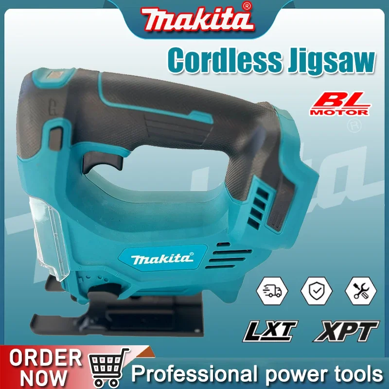 

Makita Portable Cordless Jigsaw Electric Tool Woodworking Multi-Function Design Compatible with 18V Battery