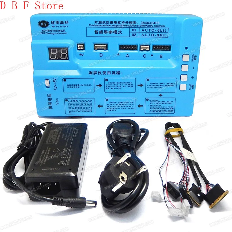 

EDP signal universal testing instrument 74 Kinds test screen tools 2K 4K EDP Screen Tester