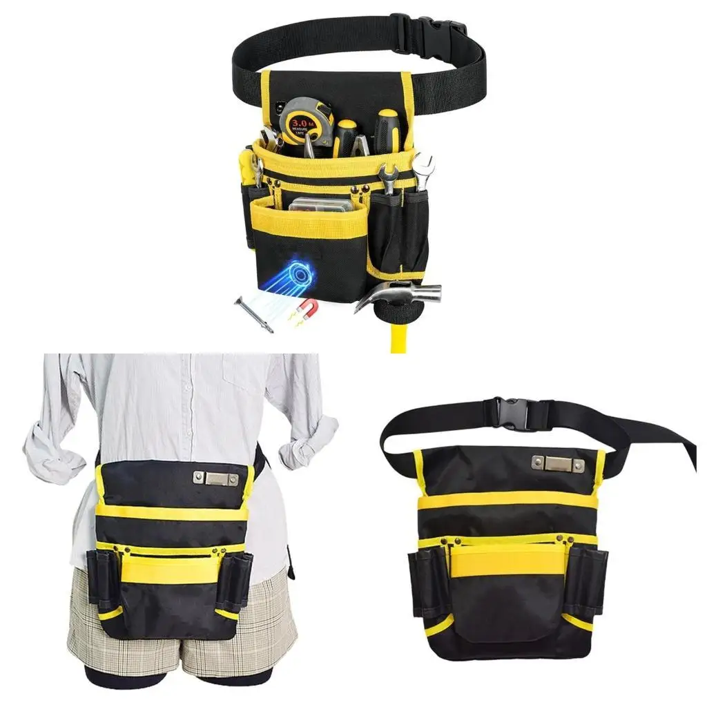 

Professional Tool Belt Bag for Electricians with Adjustable Waist Strap D2RD