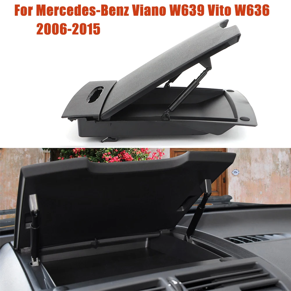 For Mercedes-Benz Viano W639 Vito W636 2006-2015 2010 2011 Car Dashboard Storage Box Center Console Glove Box Top Storage Box