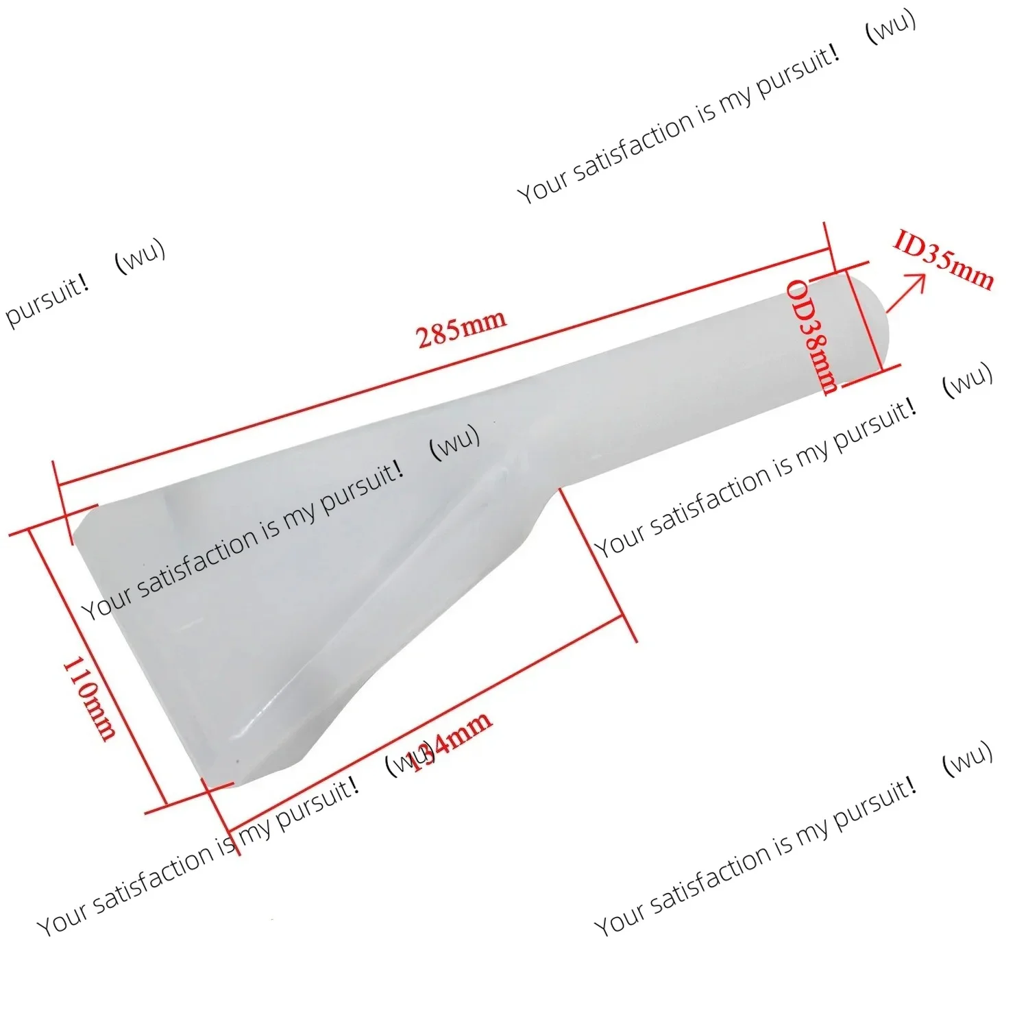 For Seat Washing and Water Nozzle Compatibi ,Universal ID35mm Wet/Dry Vacuum Cleaner Carpet&Upholstery Brush Attachment