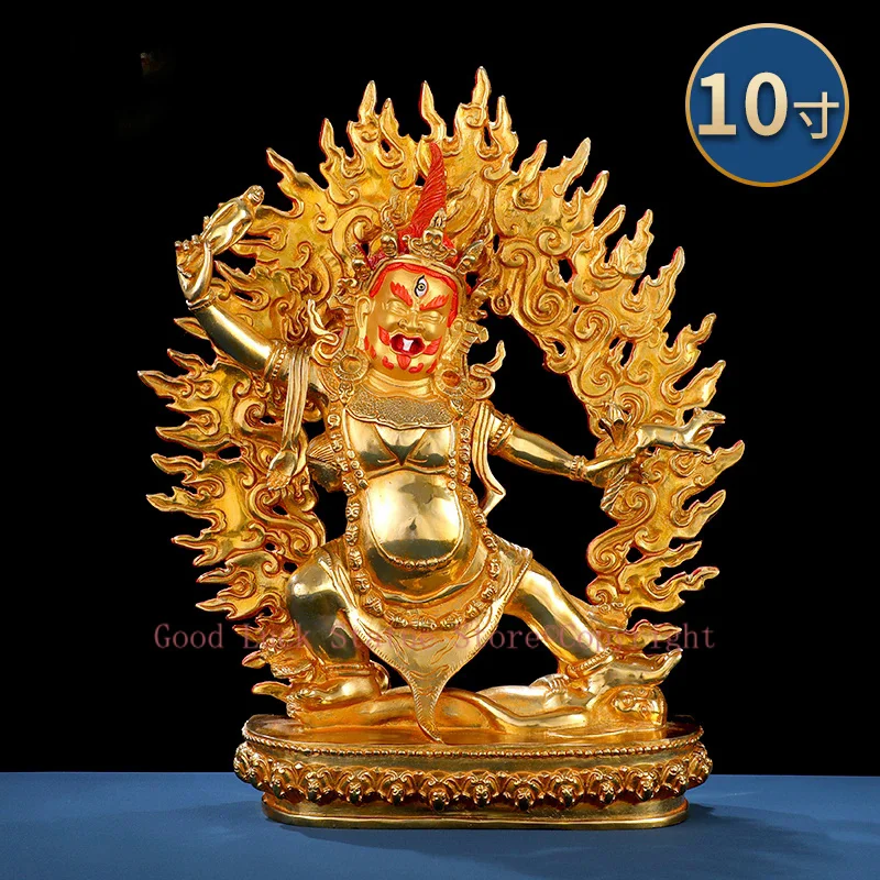 Wholesale Tibetan Buddha statue copper gilding YI JI FO MU Ekajati Buddha mother Wisdom Dharma Yeshepa Family protection