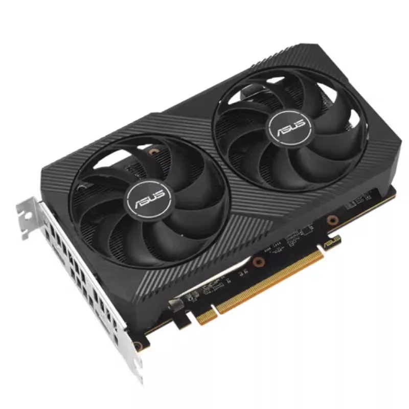 ASUS DUAL-RX 6500XT O4G- V2 Graphics Card GDDR6 64Bit PCI Express 4.0 ×16 6Pin AMD GPU RX 6500XT Gaming Video Card Placa De Vide