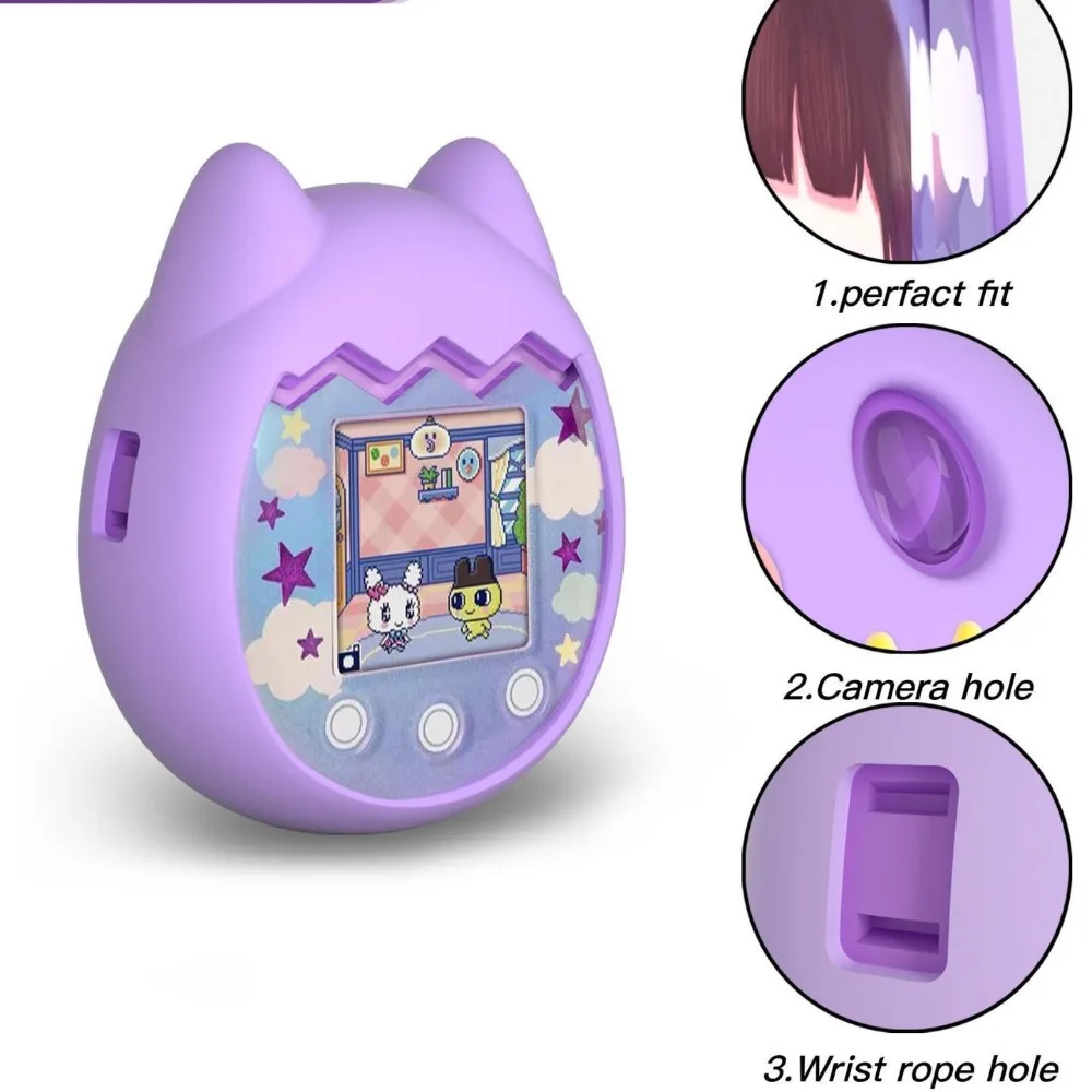 

Suitable For Tamagotchi Pix Protective Case: Liquid Silicone Cartoon Electronic Pet Silicone Protective Shell