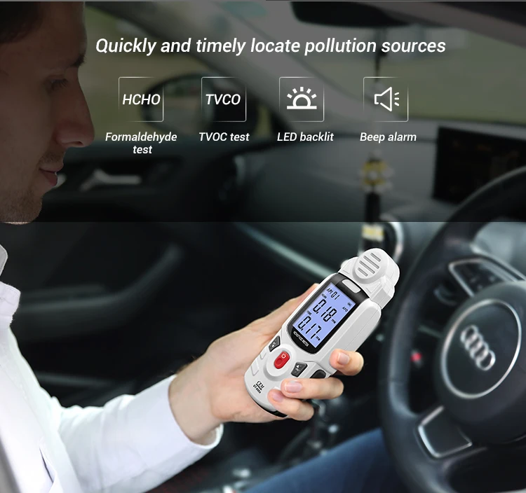 2026 CEM DT-900A Home and Public Space CE Certified Formaldehyde HCHO and TVOC Meter for Household Use
