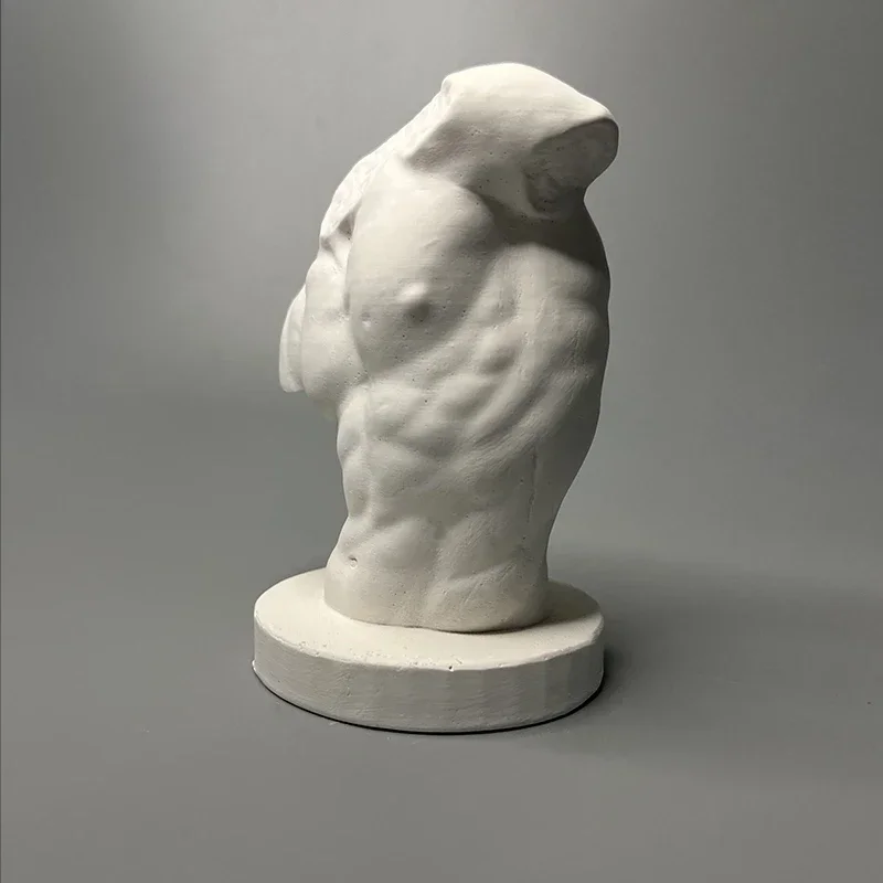 Home Living Room Decoration David Statue Ancient Greek Mythical Figure Body Art Plaster Sculpture Gift
