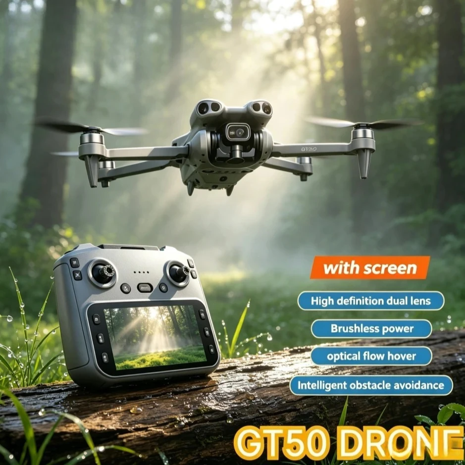 Drone Rc Gt50 - Оригинальный складной дрон GT50 с GPS,