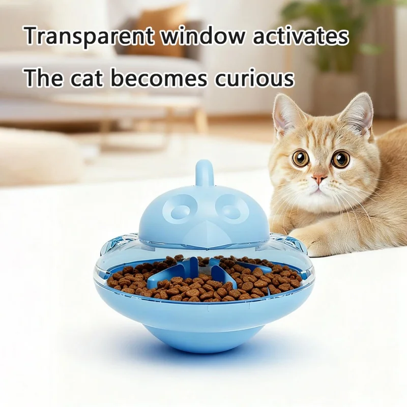 Self-Entertaining Rotating Pet Food Dispenser Dog Toy Tumbler Food Hider Interactive Toy for Dogs