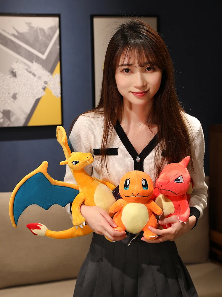 Oryginalny Pokemon pluszowy Pikachu zabawka Snorlax Bulbasaur Gengar Psyduck Kyogre Eevee Charizard Charmander wypchana lalka zabawka prezent dla