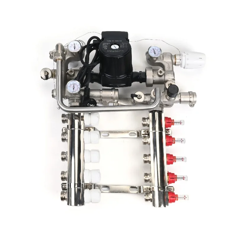 

2-12 Loops Manifold Water Mixing Temperature Control Valve for HVAC with WholeSale