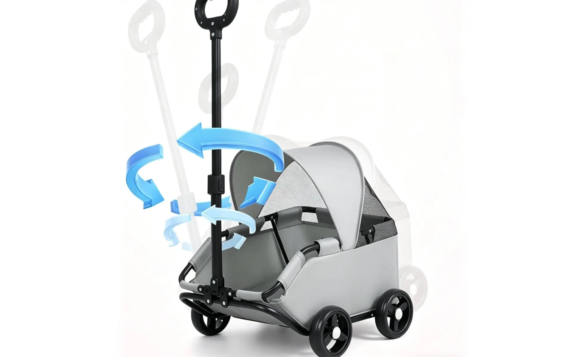 Small Pet Pet Carriage With Sun Sun Shade Lightweight Feline Pet Carriage Pet Outing Carriage Spacious Interior for Outdoor Small Pet Pet Carriage With Sun Sun Shade Lightweight Feline Pet Carriage Pet Outing Carriage Spacious Interior for Outdoor