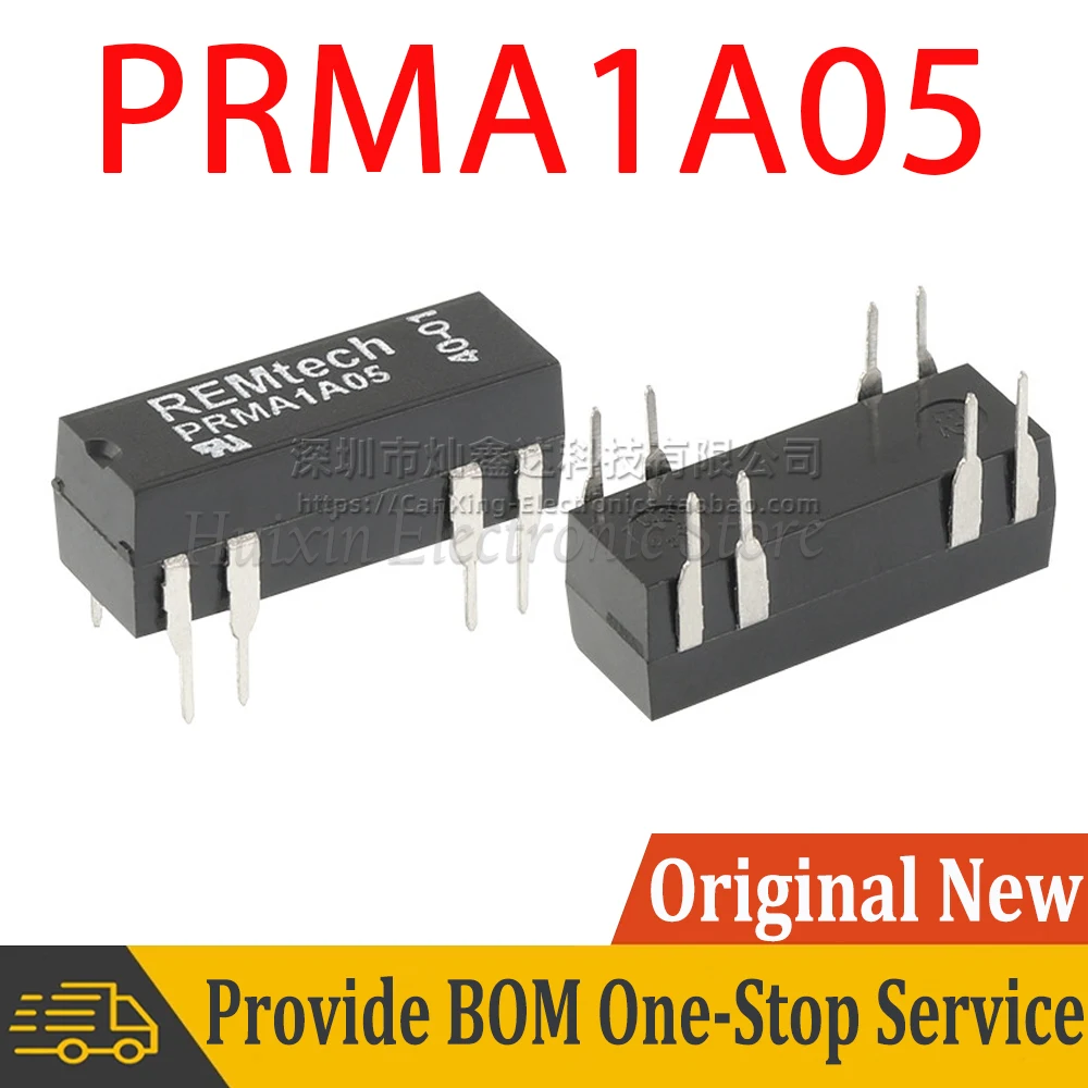 

2pcs PRMA1A05 DIP8 5V 1A 10W Normally Open Single Pole Single Throw Reed Wwitch Relay