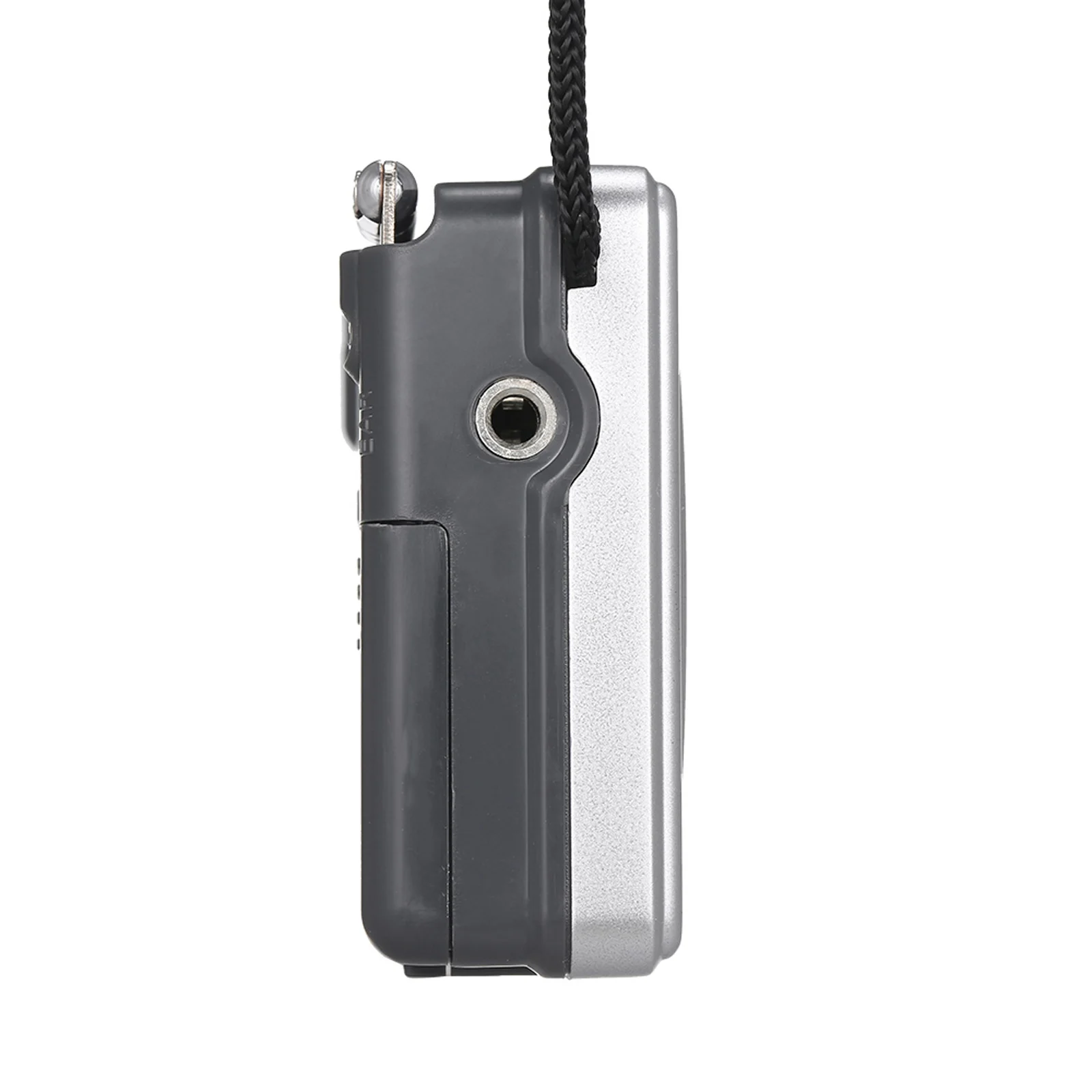 INDIN BC-R2048 Mini AM FM Radio 2 Band Radio Receiver Portable Pocket Radio Built-in Speaker Headphone Jack Telescopic Antenna