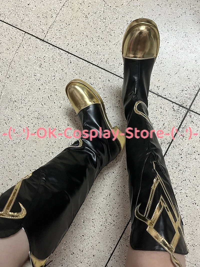 [Personalizowane] Buty do Cosplayu Aether Genshin Impact Rekwizyty do Odgrywania Ról Podróżników Halloween Karnawał Impreza Świąteczna Buty ze Skóry PU