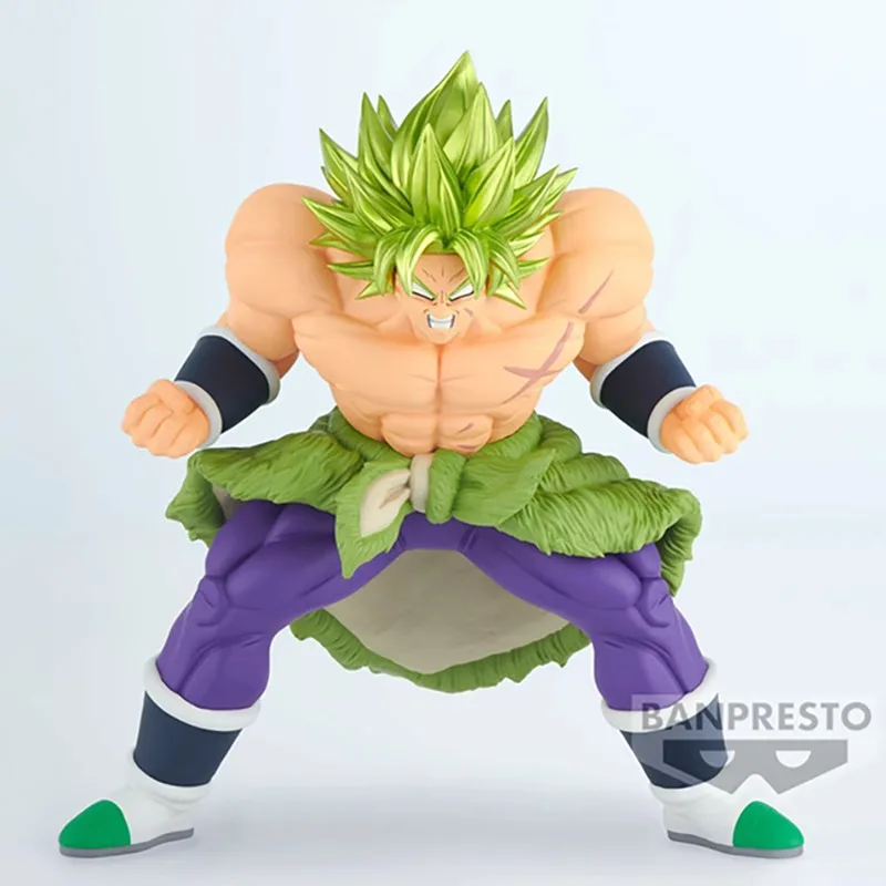 Bandai Original Banpresto Anime Dragon Ball Z  BLOOD OF SAIYANS SPECIALXVII Broly Action Figures Collection Doll Toys