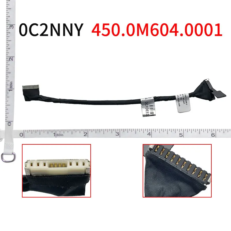 For Dell Latitude 5520 E5520 5521 Precision 3560 M3560 3561 Laptop Battery Flex Cable Connector Line 0C2NNY 450.0M604.0001